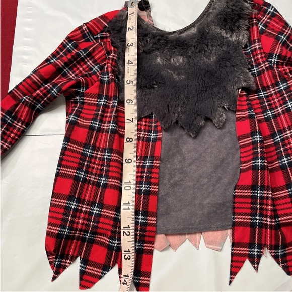 WOLF COSTUME baby 12-18 Months GRAY Animal FURRY Halloween FUR HEAD, SHIRT PANTS - Picture 8 of 11